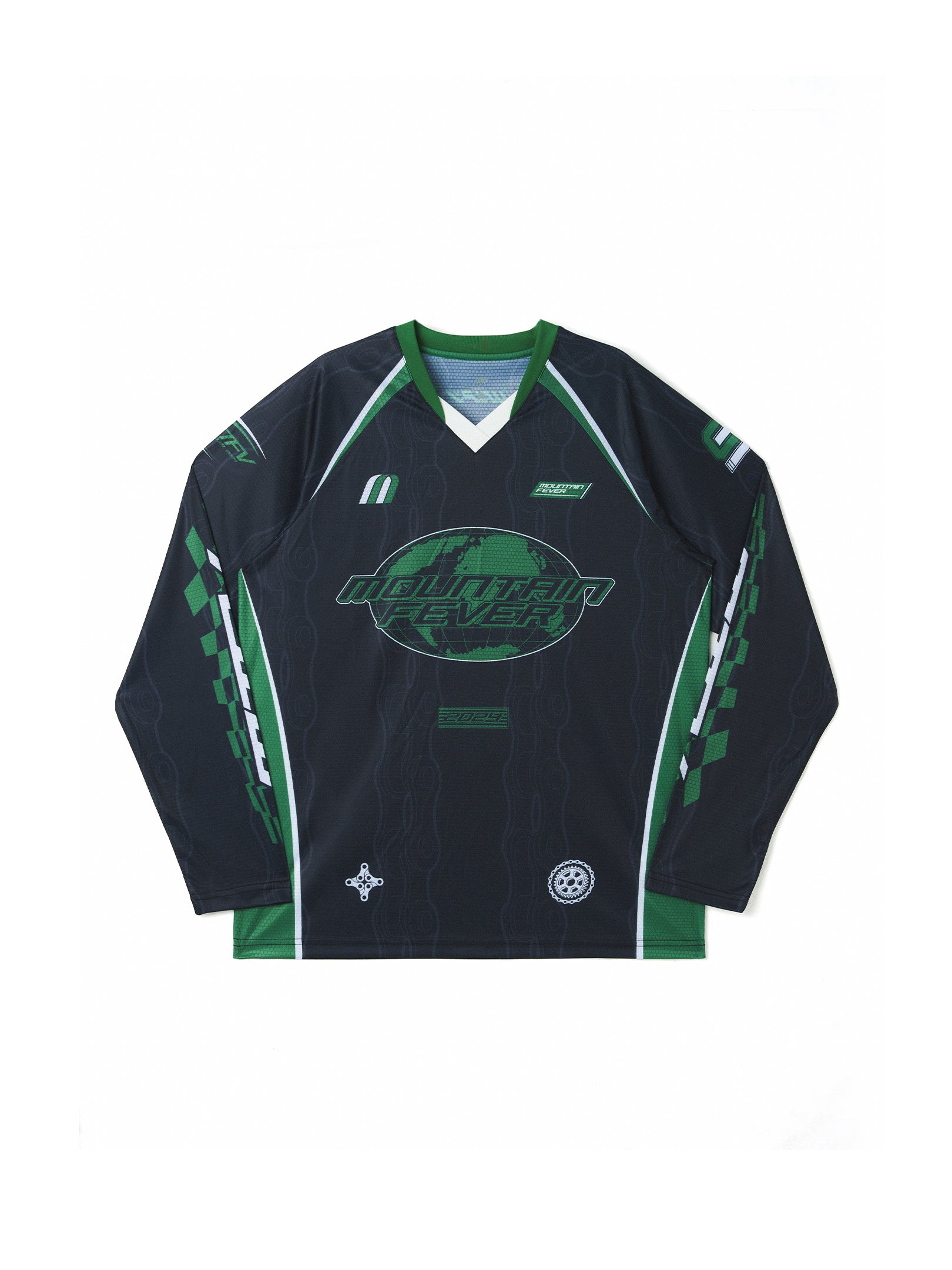 Chain Pattern Quick-Dry Cycling Jersey