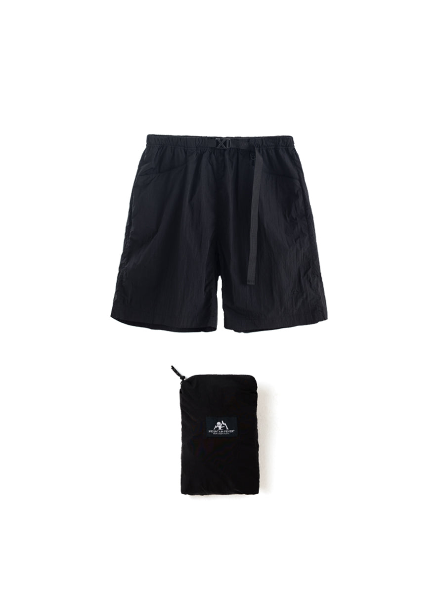 Metallic Nylon Shorts