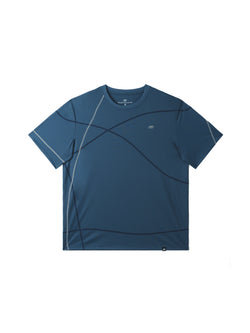 Vine Contrast Trim Quick-Dry Short Sleeve Tee