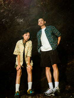 Metallic Nylon Shorts