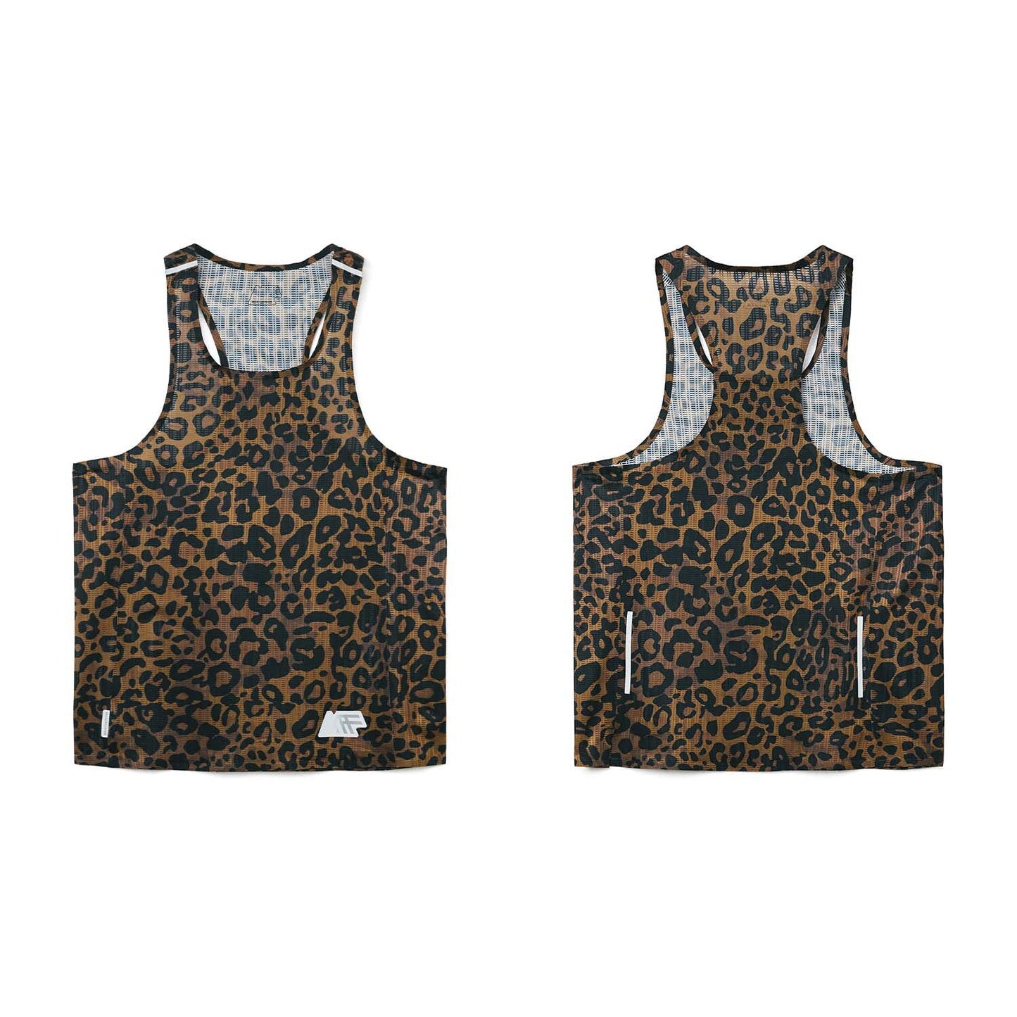 Leopard Print Running Tank Top
