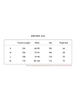 Color-blocked Double Waistband Flared Hiking Pants